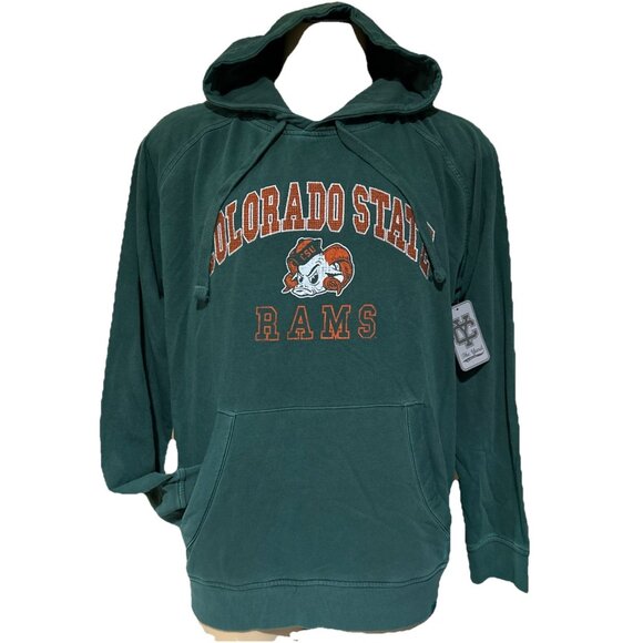 Colorado State CSU Sailor Aggies Rams Hoodie Sweatshirt Large NCAA NEW Colosseum - Picture 2 of 15
